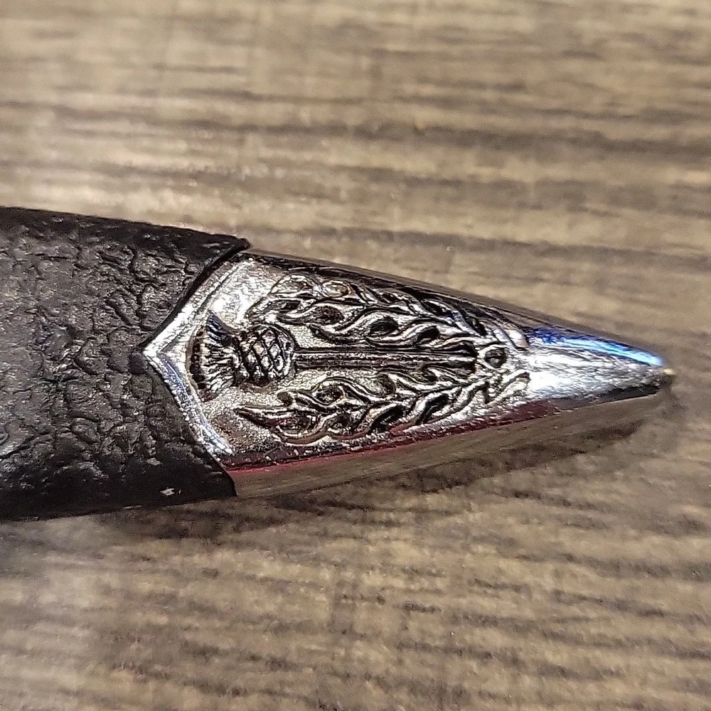 Black and Silver(Stainless) Scottish Dress Knife/ Athame